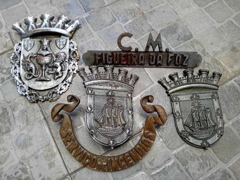 Brasões Figueira da Foz e Coimbra