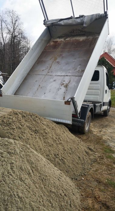 Piasek budowlany kamyk ziemia kliniec tłuczen żwir beton