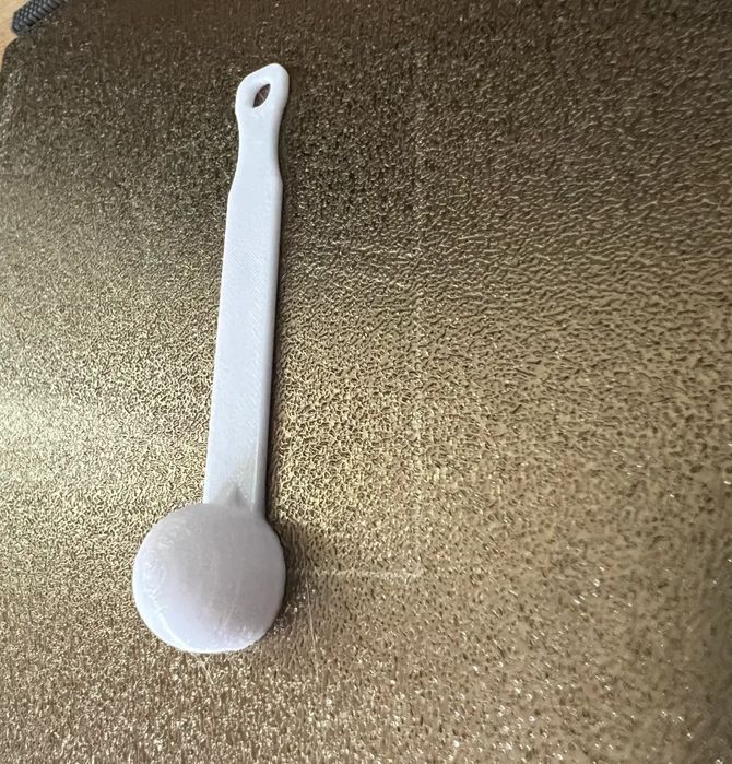 Colher doseador ração peixe