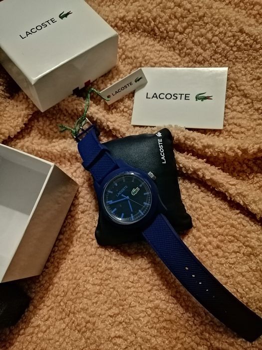 Zegarek Lacoste NOWY z metką (pudełkiem itd., folią na tarczy). Unisex