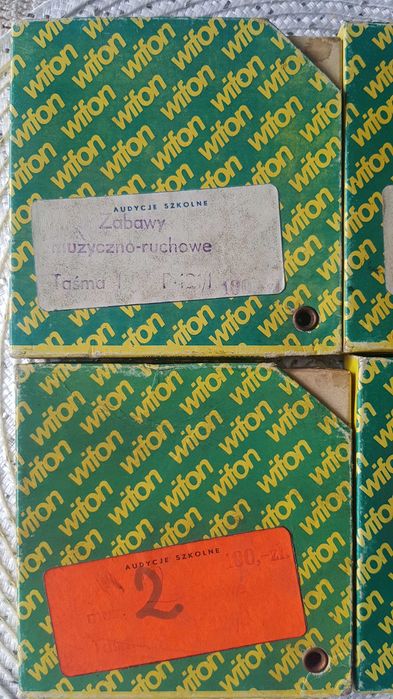 Stare  taśmy szpulowe,4szt