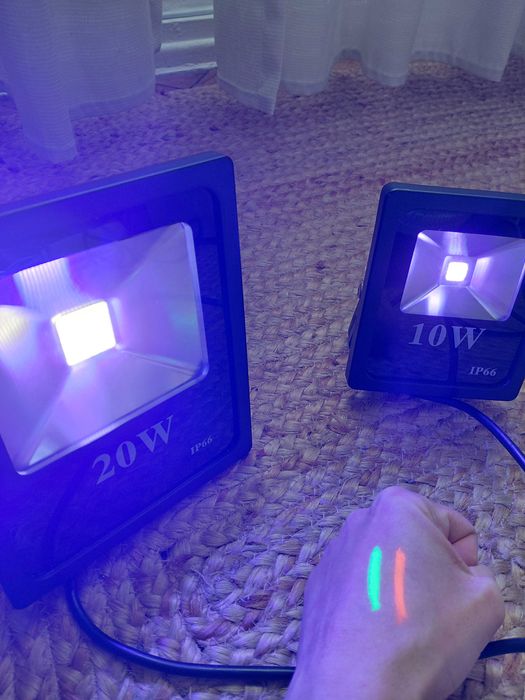 Holofotes de Luz Negra de 20 e 10w