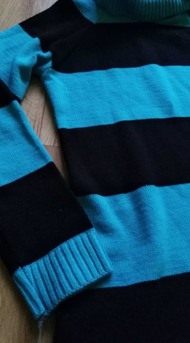 Sweter długi golf nowy