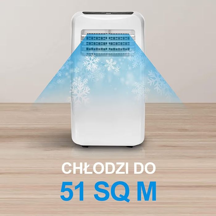 SereneLife klimatyzator przenośny 3w1 7K BTU cichy z osuszaczemOpis:
P