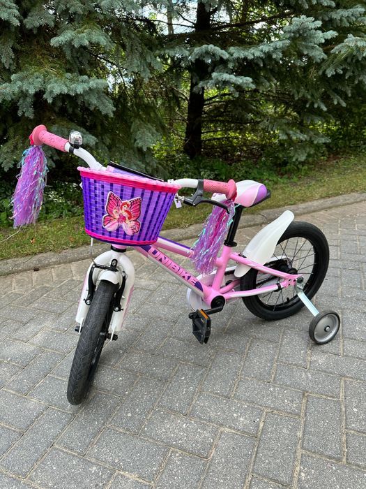 Rower dziecięcy dla dziewczynki UNIBIKE 14” mało używany!
