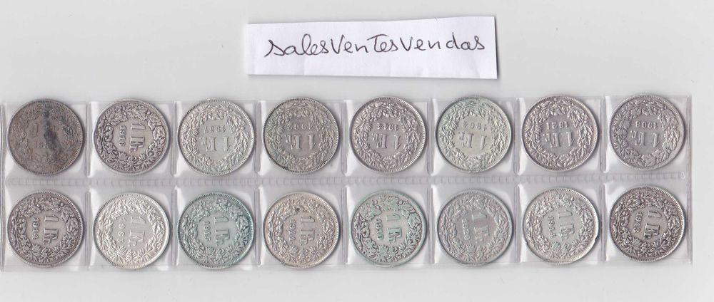Moedas de Prata Suíças (1908.1967)