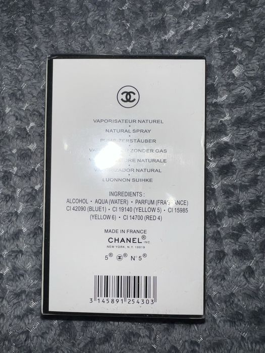 perfumy chanel n 5 100 ml made in france