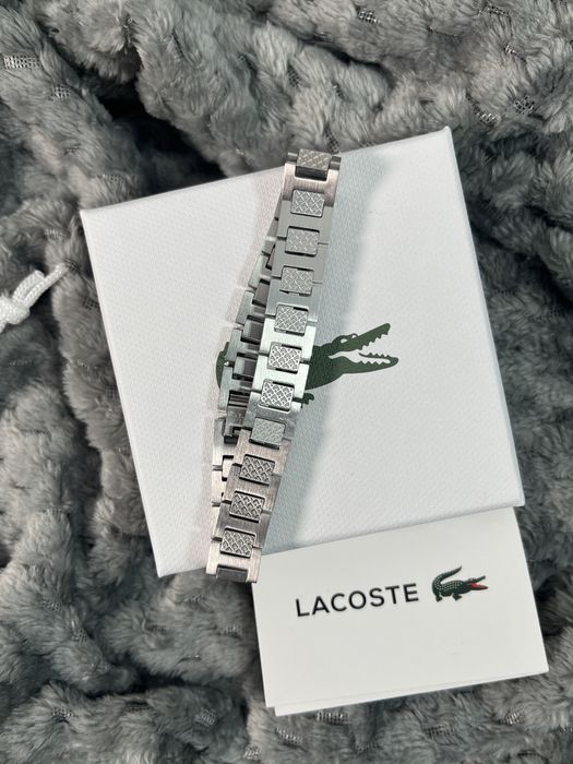 Bransoletka srebrna Lacoste