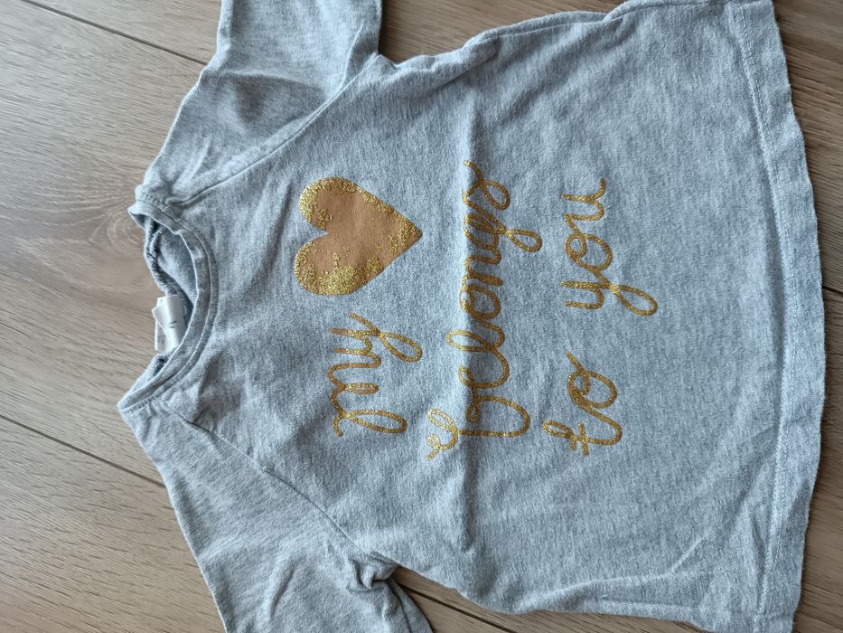 2 szt koszulka z długim rękawem rozm. 74 H&M