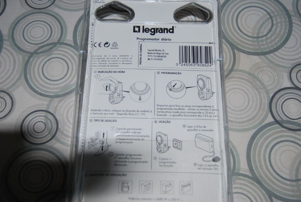 Temporizador Legrand novo