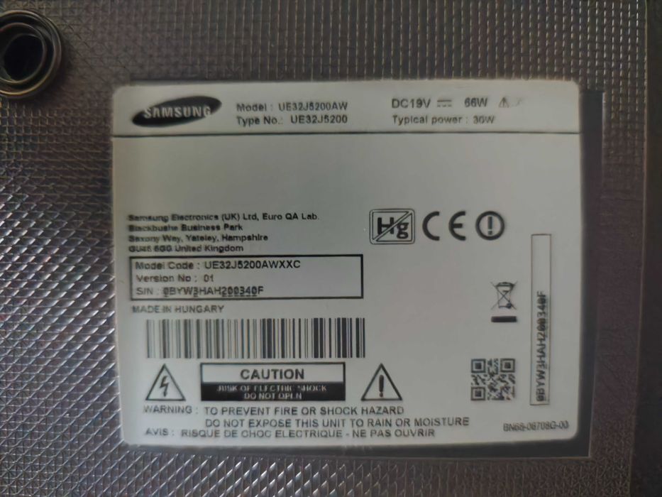 TV Samsung UE32J5200AW 81.3 cm (32") Full HD Wi-Fi Black