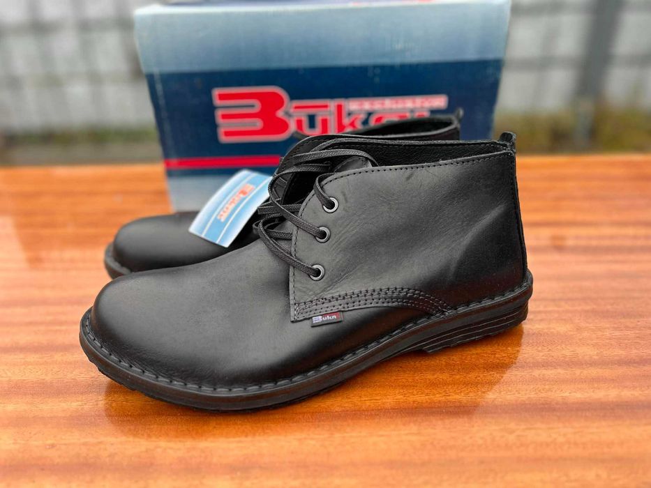 Buty męskie zimowe trzewiki 45 Skóra NATURALNA, polskie, NOWE