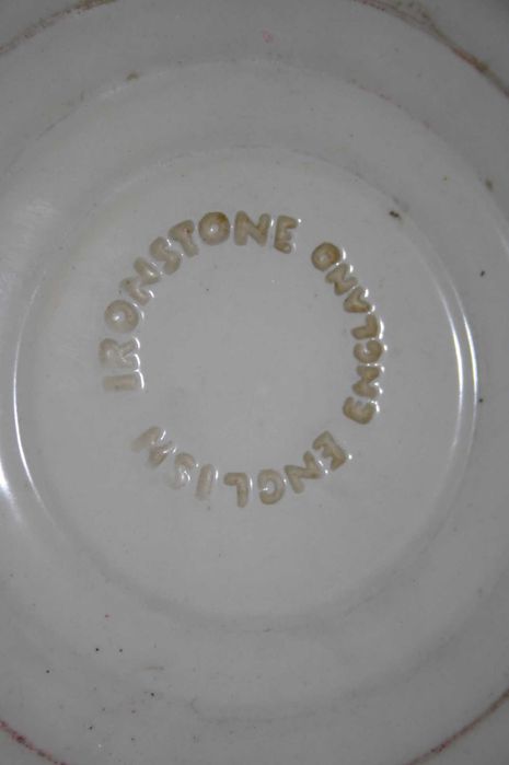 talerze angielskie retro