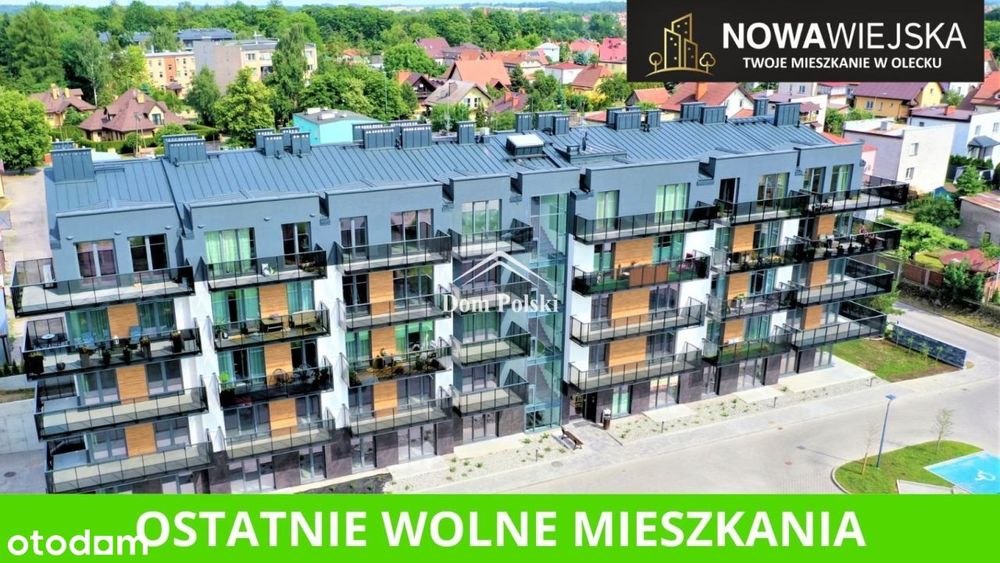 Nowa Wiejska! Parter! 2 pokoje 43,39 m2