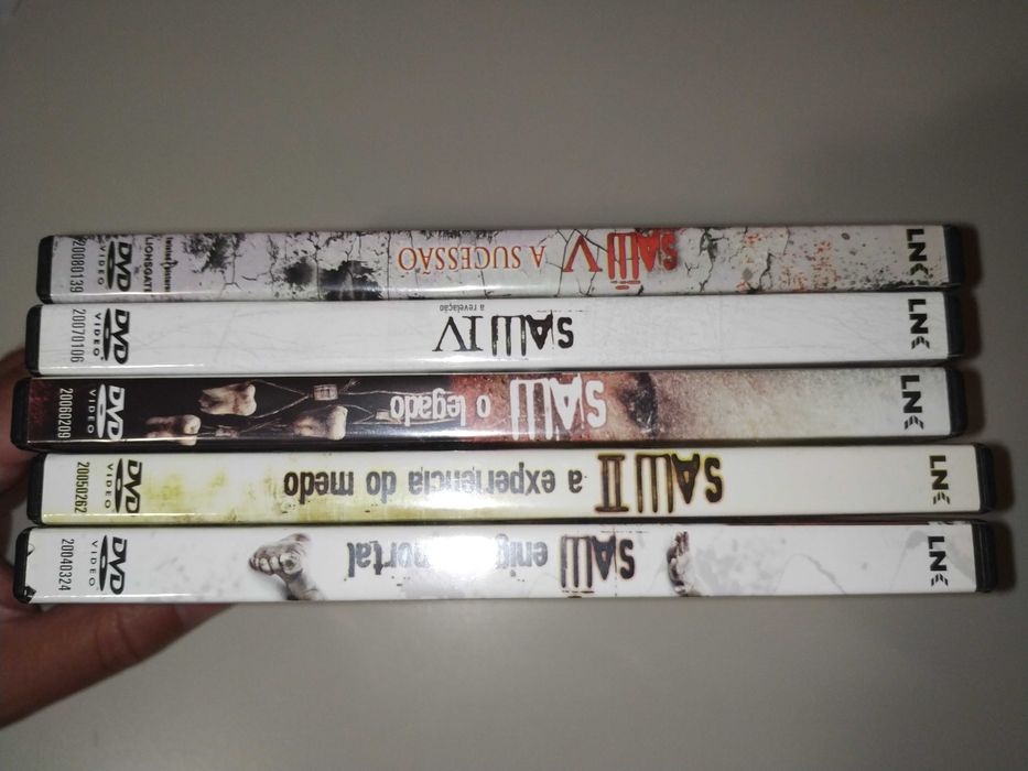 5 filmes da saga SAW