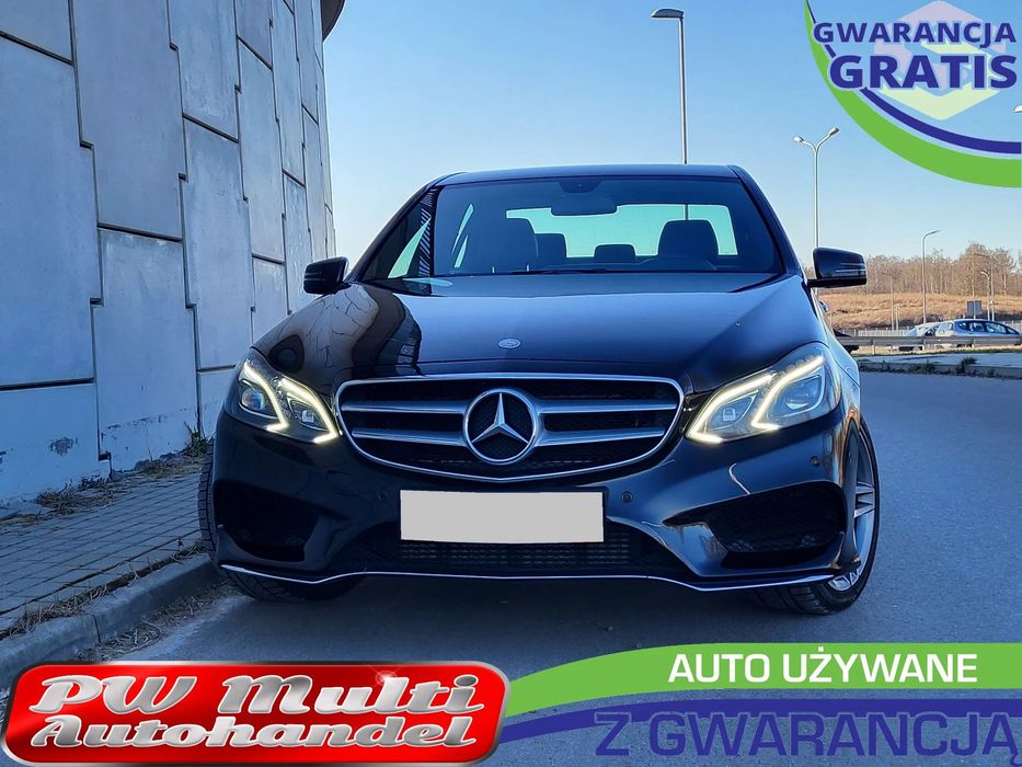 Mercedes-Benz Klasa E Pakiet AMG Full LED Bluetooth Ambiente 2xParktronic ZAMIANA GWARANCJA!