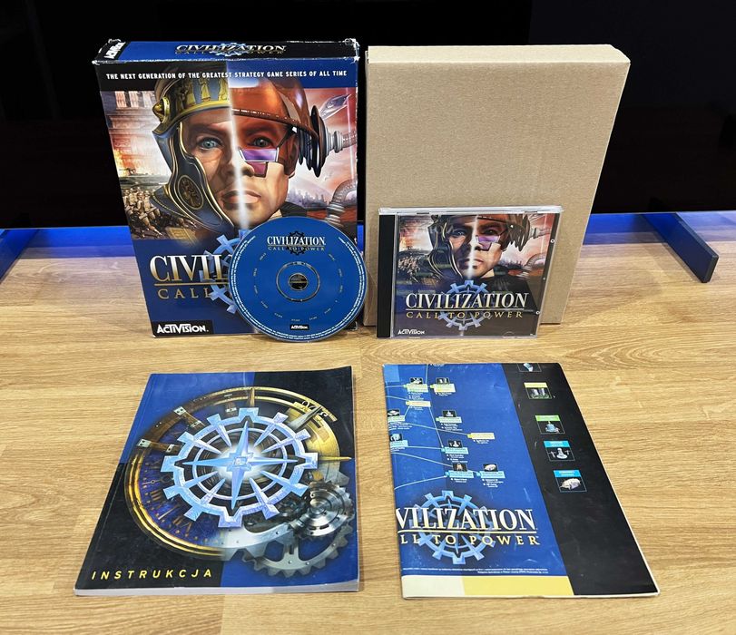 Civilization Call to Power (PC PL/EN 1999) BIG BOX premierowe wydanie