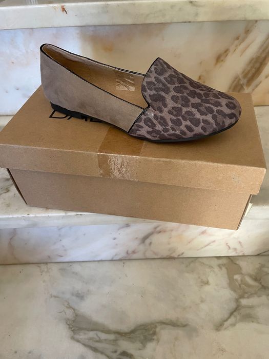 Slippers taupe tigresa novos interior em pele tamanho 37,