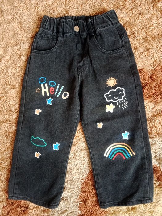 Джинси палацо на дівчинку 5 років