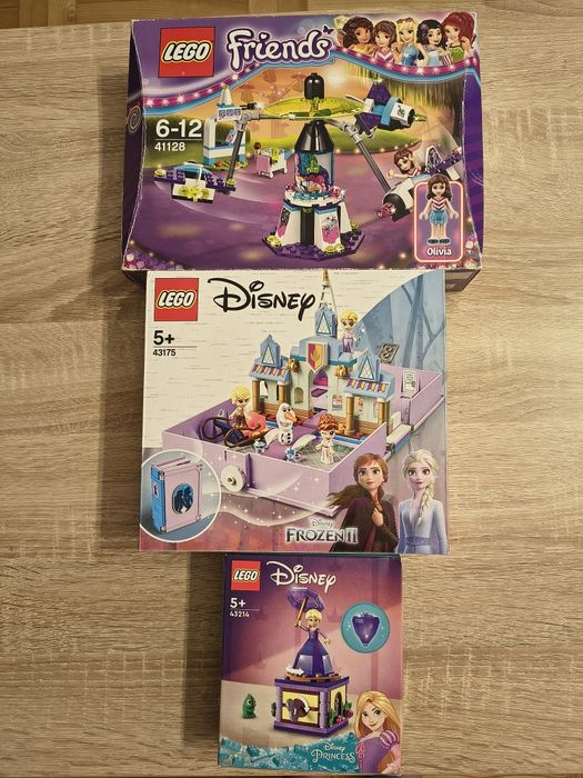 3 zestawy lego dla dziewczynki