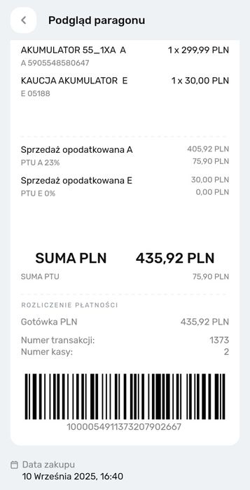 Akumulator 55Ah 480A