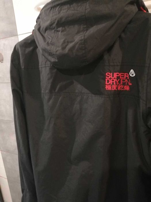 SUPERDRY Japan Windcheater Kurtka Kaptur M Oryginalna 100% Jak Nowa