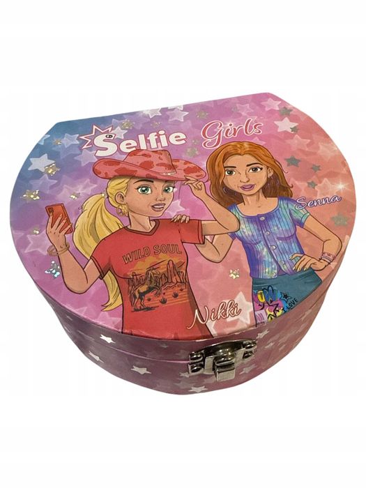 SELFIE GIRLS Szkatułka PUDEŁKO na drobiazgi biżuterię dla dziewczynki