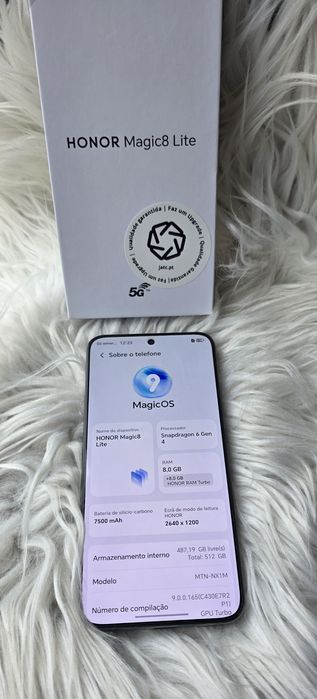 Honor magic 8 lite 512gb Novo