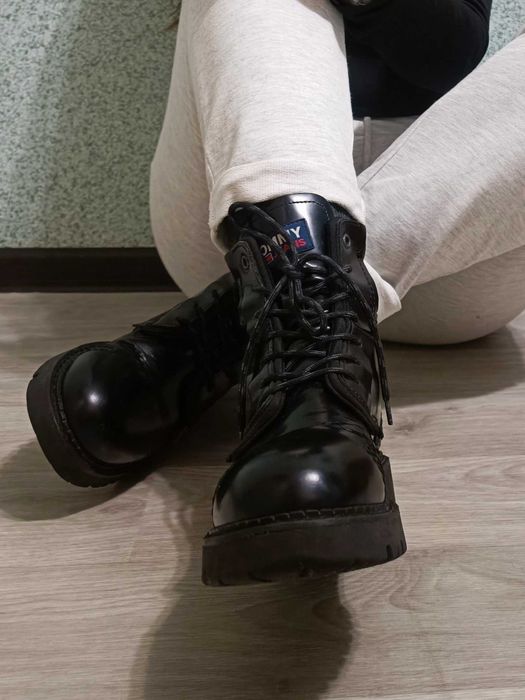 Tommy Jeans - Шкіряні черевики