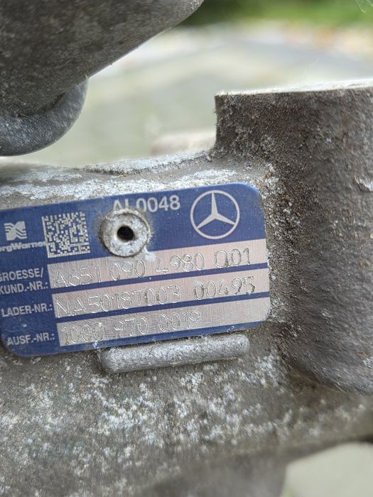 Turbina biturbo 2.2cdi Mercedes w204 w212 GLK  Sprinter