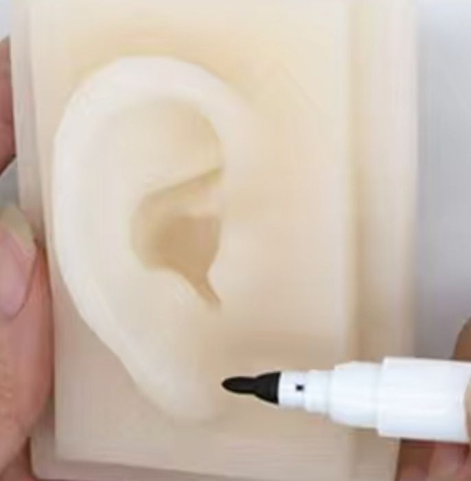 Pistola de perfuração de orelha para brincos e piercings