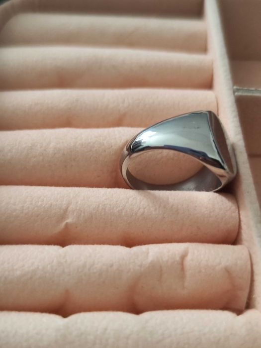 Anel em aço inoxidável premium – Tamanho 25