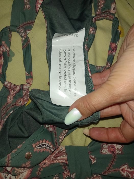 Новий купальник бікіні, верх бандо 80-В низ 46-48 100-110см Некст Next