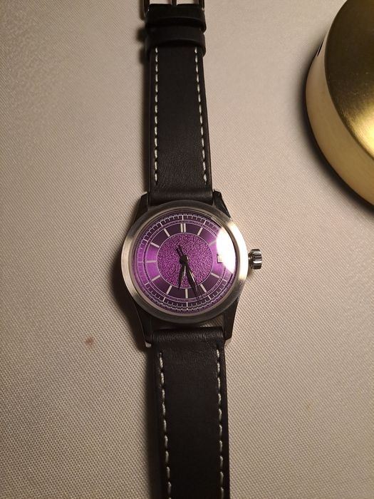 Relógio automático Boderry vintage vidro safira 38mm NOVO