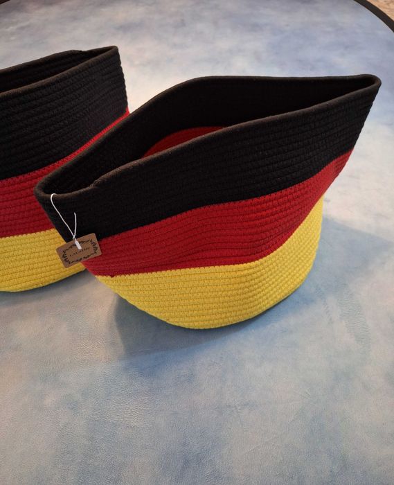 Kosze plecione ze sznurka