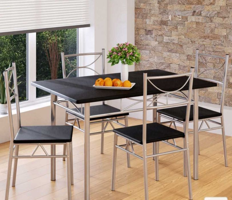 Nowy stół 4 krzesła do kuchni jadalni zestaw