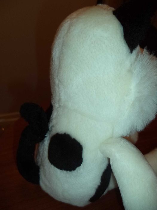 Peluche gato branco e preto