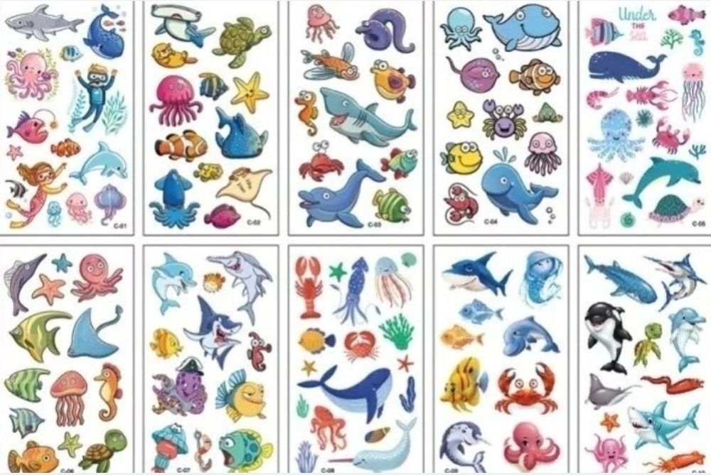 Дитячі тату ,перебивашки