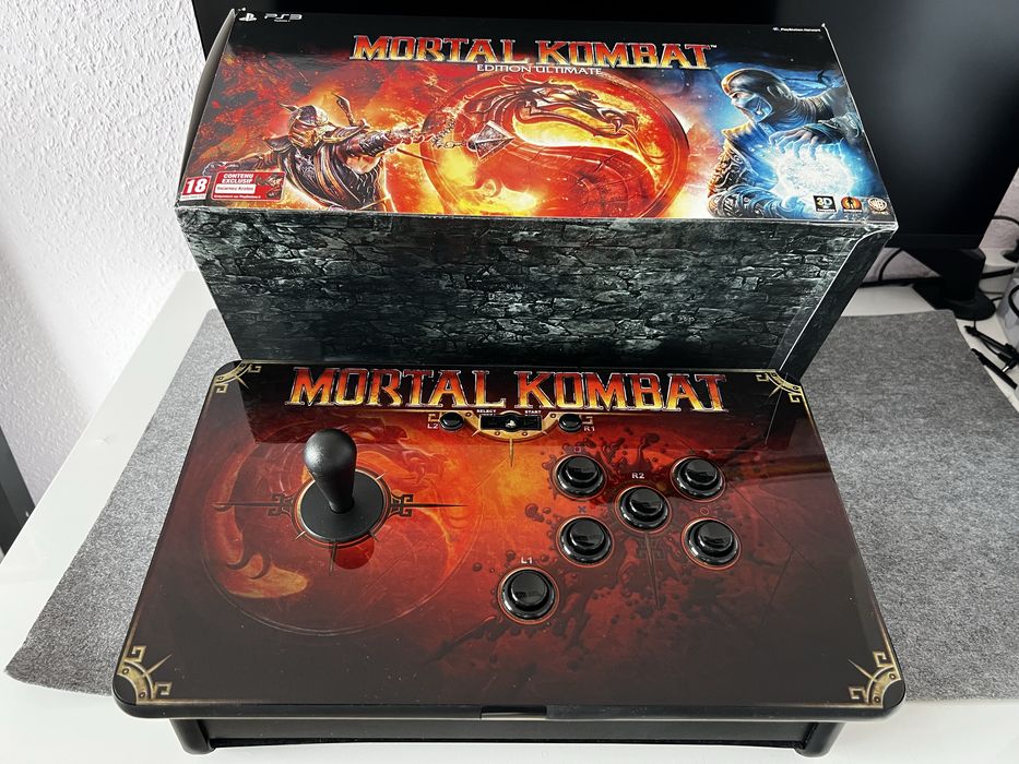 #2367 Mortal Kombat Arcade Stick – duży kontroler arcade | Prawie jak nowy | Oryginalne pudełko