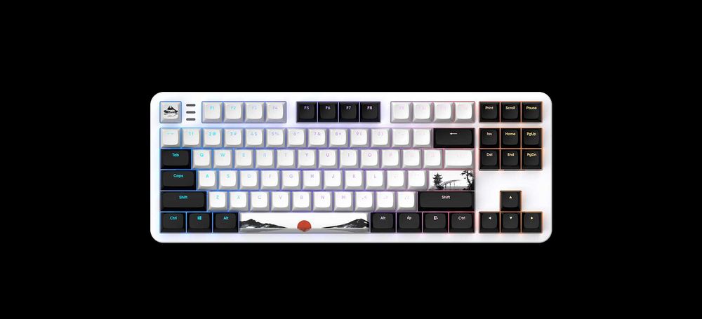 Klawiatura mechaniczna Dark Project ALU87A Fuji 2 G3MS Sapphire RGB