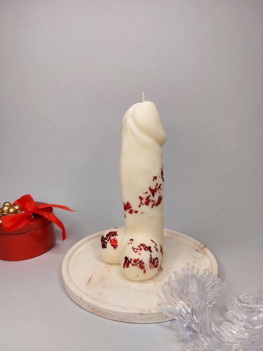 Свічка 18 +, подарунок друзям з гумором, соєвий віск