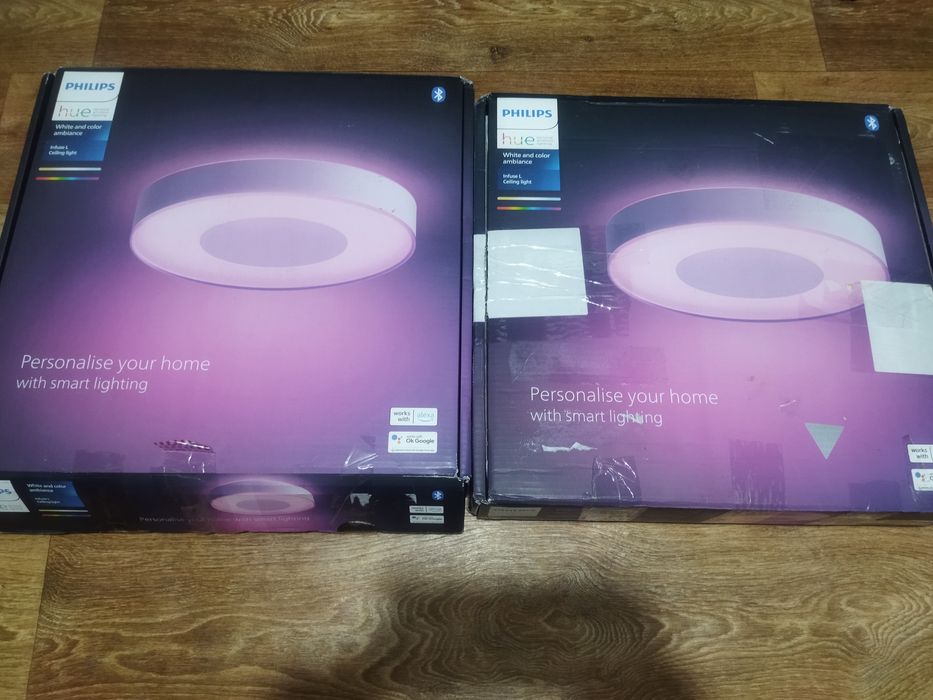 Стельовий світильник Philips Hue White And Color Ambiance Infuse L