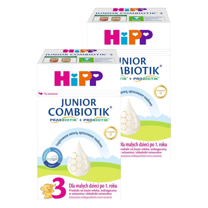 Mleko modyfikowane HiPP 3 550g opakowanie