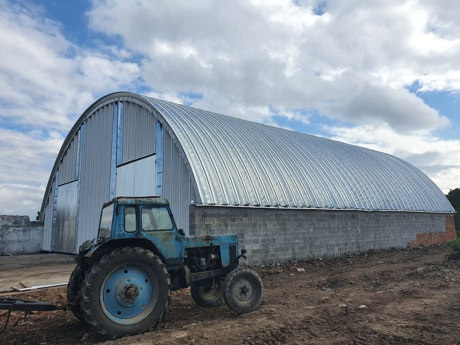 Будівництво ангарів.Зерносховище,Склад.Ангар під техніку.