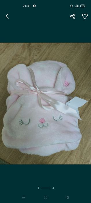 Nowy kocyk niemowlęcy