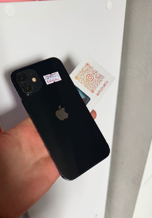 iPhone 12 64GB Neverlock Айфон 12 Чорний TradeIN 100% акум Великий вибір