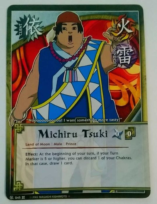 Karta Naruto CCG Client Michiru Tsuki - C-045