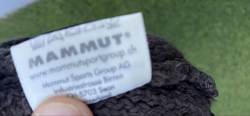 Оригинал !!! Шапка Mammut big logo ( one size) made in Germany