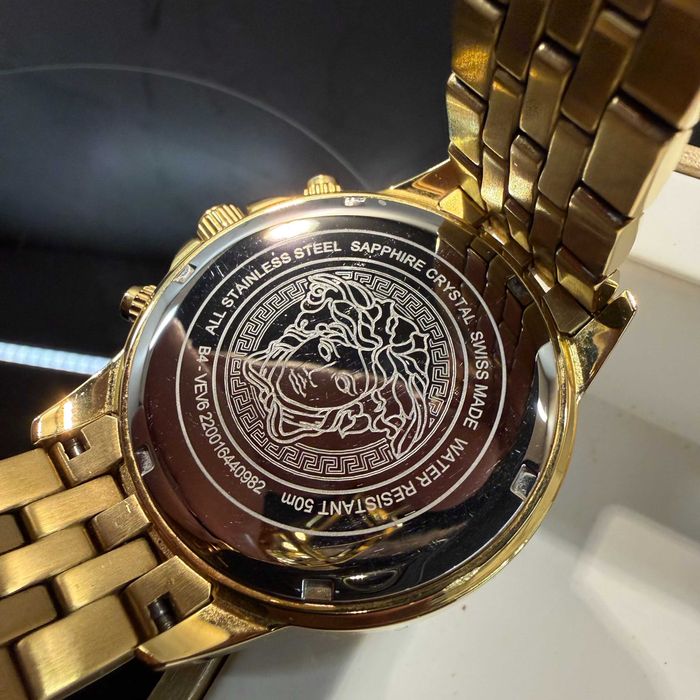 NOWY Zegarek VERSACE Chronograph Signature 44mm SWISS MADE Szafir 5ATM