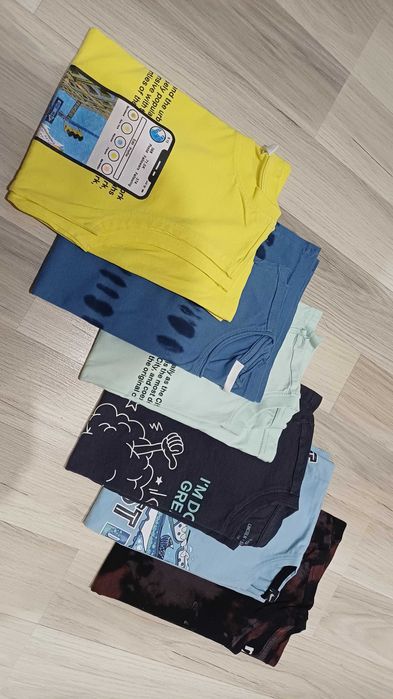 T-shirty chłopięce 152-158 / 6 sztuk